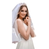 Haarreif 'Bride Diamant' mit Schleier