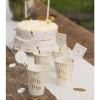 Pappbecher 'Mr & Mrs' - gold