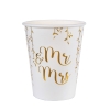 Pappbecher 'Mr & Mrs' - gold