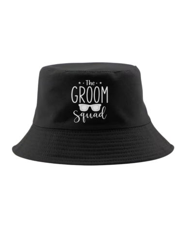 Polterabend Männer - Fischerhut 'Groom Squad' - The-Weddingshop