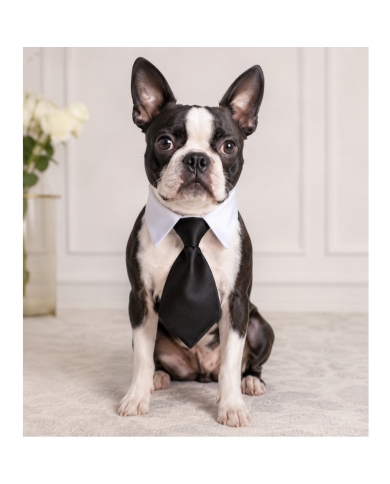 Hundekrawatte mit Kragen