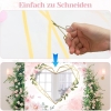 XXL Hochzeitsherz zum Ausschneiden ' Boho'