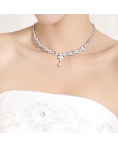 Brautschmuck - Schmuckset 'Strass' - The-Weddingshop.ch
