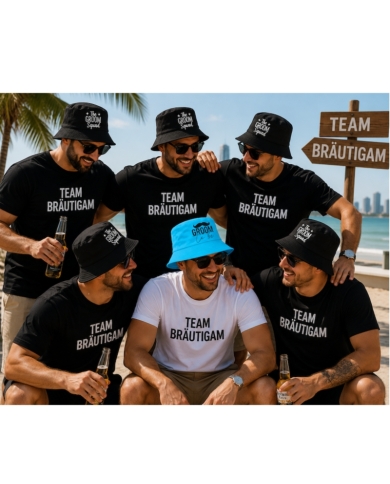 Fischerhut 'Groom to be' - Blau