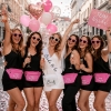 Bauchtaschen Set  'Team Bride' - Pink