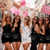 Bauchtaschen Set  'Team Bride' - Schwarz