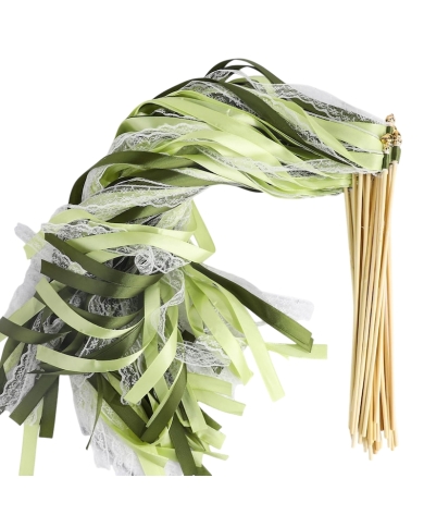 Baguettes magiques 'Wedding Wands' - Vert