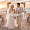 Deko - Girlande 'Frisch verheiratet' - the-weddingshop.ch