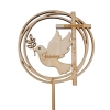 Cake Topper 'Taube mit Zweig' - Holz