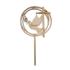 Cake Topper 'Taube mit Zweig' - Holz