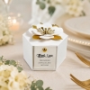 Cadeau d'invité - 10 boîtes en carton 'Fleur'