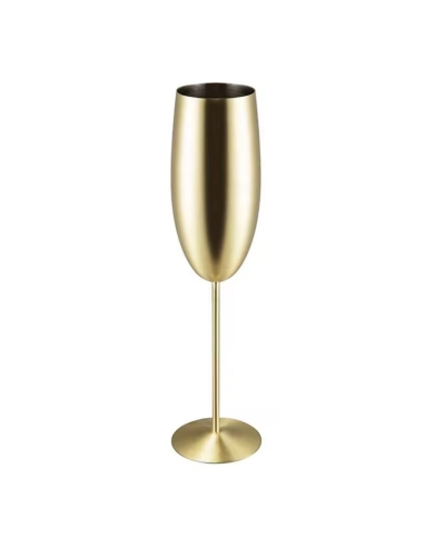 Champagnerglas Edelstahl - Gold
