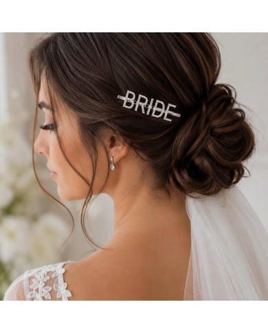 Épingle à cheveux 'Bride avec strass'