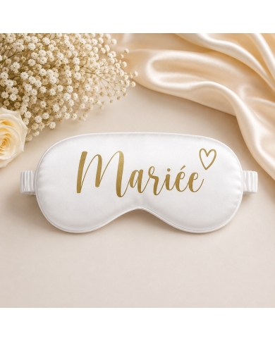 Masque de sommeil 'Mariée'