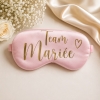 Masque de sommeil 'Team Mariée'