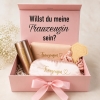 Boîte cadeau - Demander a la témoin - or