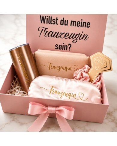 Boîte cadeau - Demander a la témoin - or
