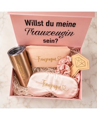 Boîte cadeau - Demander a la témoin - or