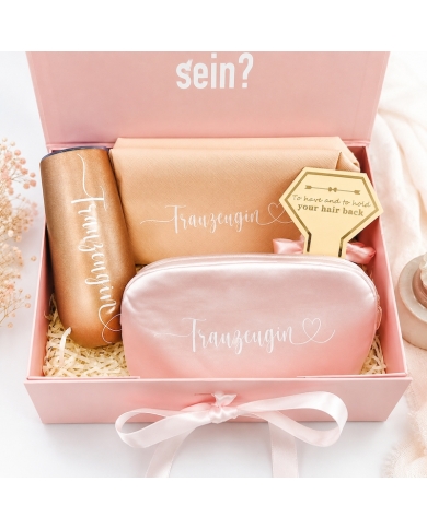 Boîte cadeau - Demander a la témoin - blanc