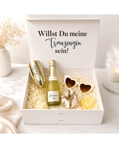 Boîte cadeau - Demander a la témoin personnalisé