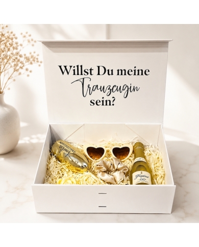 Boîte cadeau - Demander a la témoin personnalisé