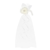 Noeud pour voiture 'Rose' - Blanc/Creme (2 pièces)