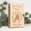 Cashbox 'Livre' bois personnalisée