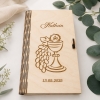 Cashbox 'Livre Calice' bois personnalisée