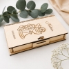 Cashbox 'Livre Calice' bois personnalisée