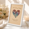 3 D Bilderrahmen 'Herz' personalisiert - The-Weddingshop