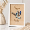 3 D Bilderrahmen 'Taube' personalisiert - The-Weddingshop
