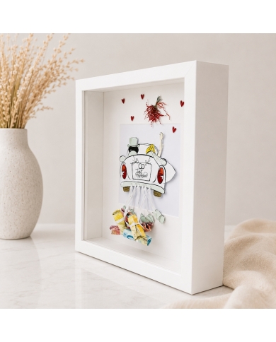 3D Cadre photo 'Just Married'