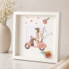 3D Cadre photo 'Mariés sur une Vespa'