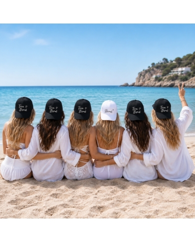 Lot de casquettes 'Braut & Team Braut'