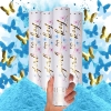 Konfettikanone mit Rauchpulver 'Butterfly' - Blau