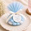 10 Ronds de tulle - bleu clair