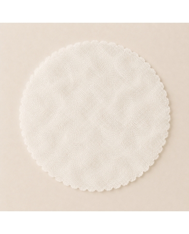 10 Ronds de tulle - ivory