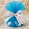 10 Ronds de tulle - turquoise