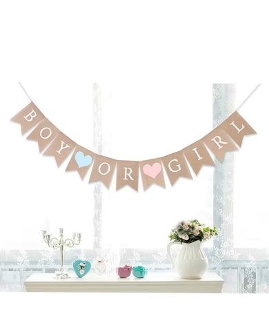 Girlande 'Boy or Girl'