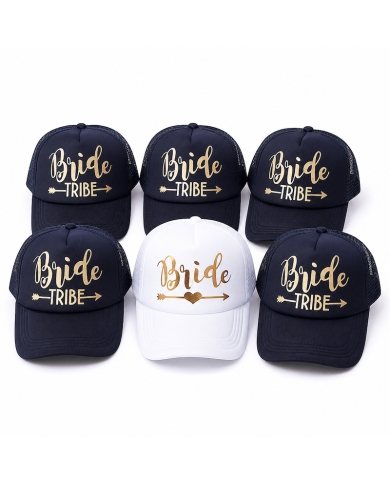 Caps Set 'Bride & Bride Tribe'
