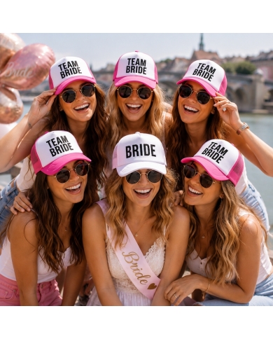 EVJF - LLot de casquettes 'Bride & Team Bride'  - The-Weddingshop