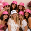 Fischerhut 'Team Bride mit Herz'