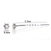20 Barrette Épingle fleurs strass/perles