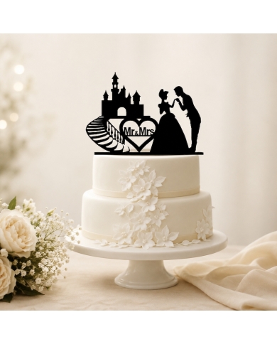 Cake Topper 'Princess & Prince'