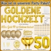 Deko-Set 'Goldene Hochzeit'