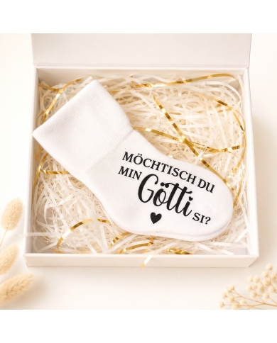 Babysocken 'Gotti fragen'