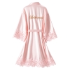 Morgenmantel 'Bridesmaid' mit Spitze