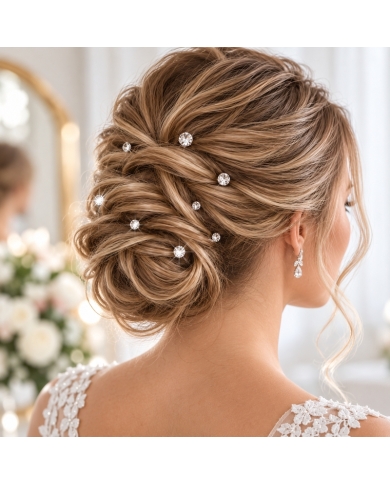20 Barrette Épingle 'Strass'