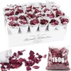 Rosenblätter Konfetti Set - 30 Tüten & Halter