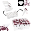 Rosenblätter Konfetti Set - 30 Tüten & Halter